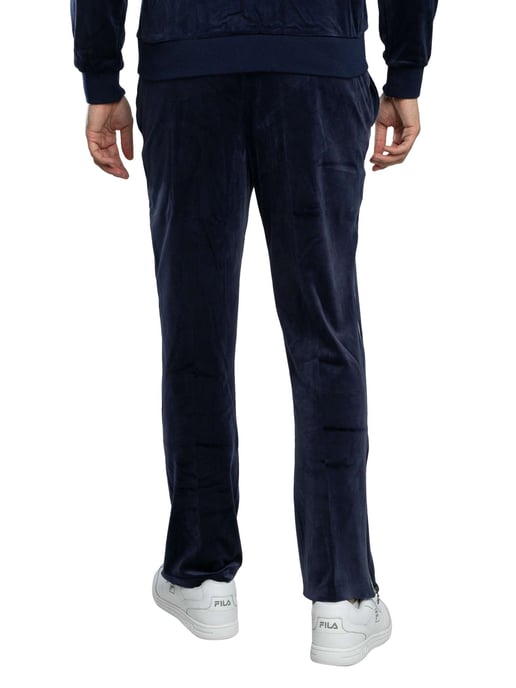 Fila Fio Velours Rechte Joggingbroek, Blauw - Image 3