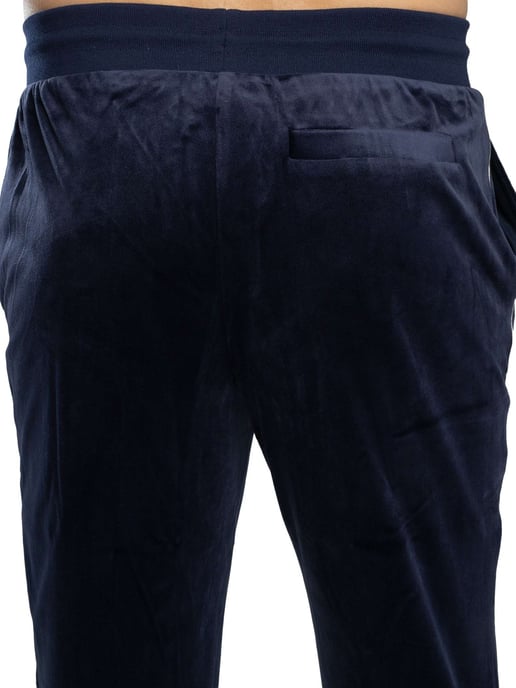 Fila Fio Velours Rechte Joggingbroek, Blauw - Image 4