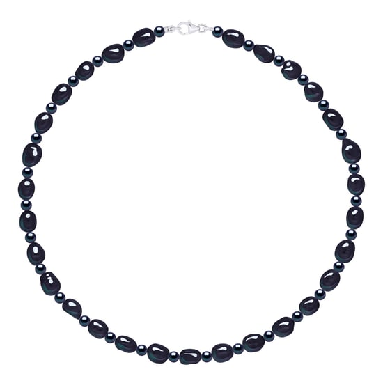 Necklace Genuine Freshwater Cultured Pearls Baroque 6-7 mm — Sterling Silver 925 — 42 cm - Image 1