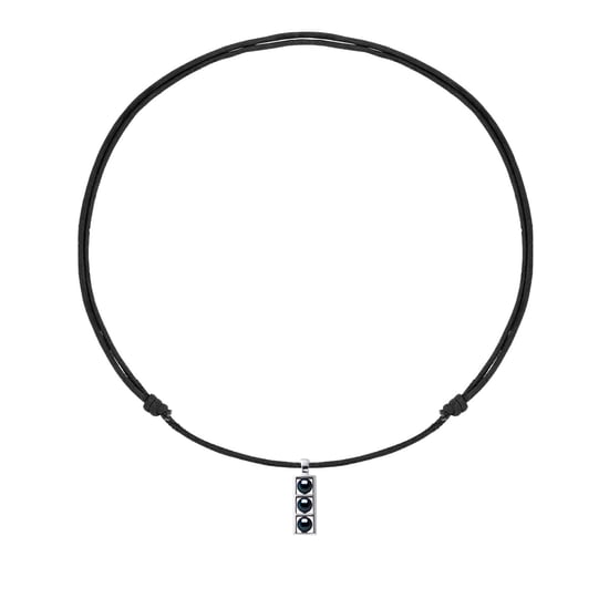 Necklace Genuine Freshwater Pearls Button 5-6 mm — Rhodium-Plated Sterling Silver 925 — 50 cm — Men - Image 3