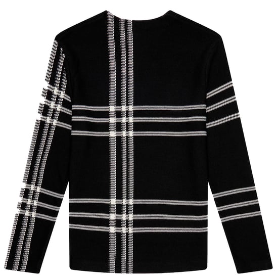 Zwarte Tartan Fred Perry Trui - Image 2