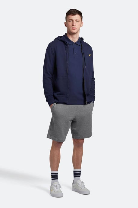 Lyle & Scott Polo shirt met lange mouwen in Marine - Image 3