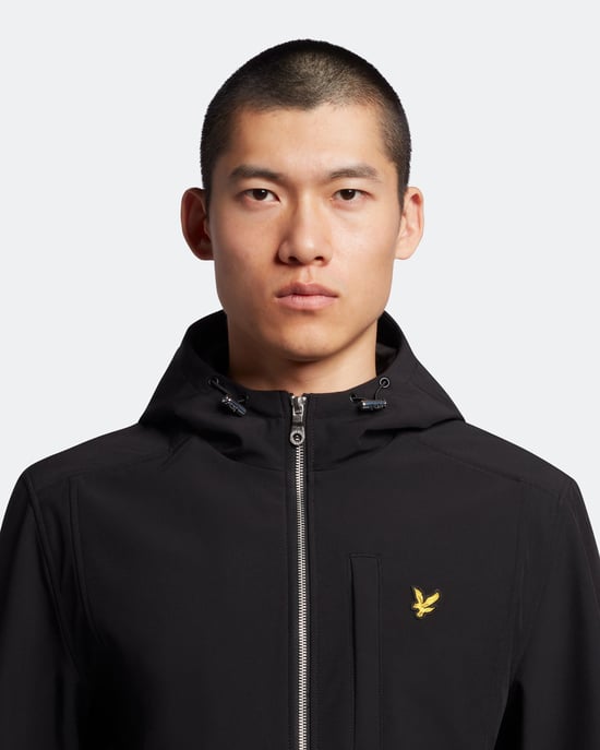 Lyle & Scott Softshell Jacket in Black - Image 4