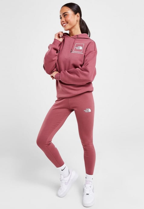The North Face Womens Back New Fine Box Hoodie in Wild Ginger - Image 5