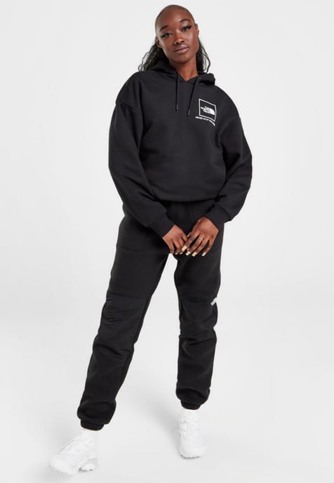 The North Face Womens Back New Fine Box Hoodie in Black - Image 5