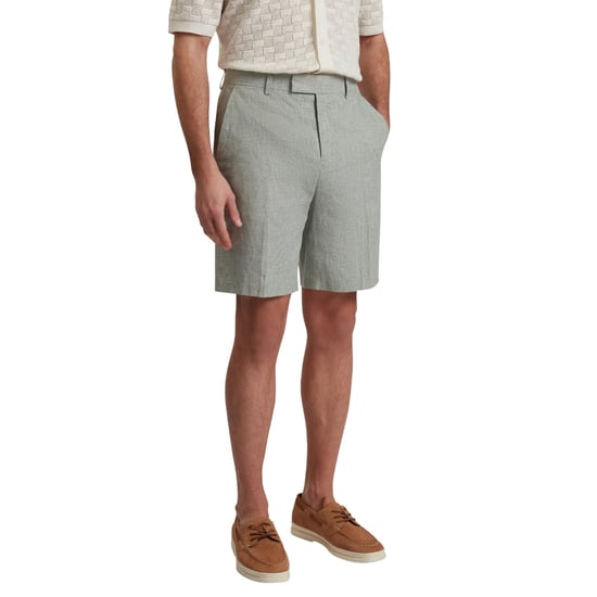 Ted Baker Kelley's Stretch Linen Light Green Shorts - Image 2