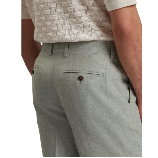 Ted Baker Kelley's Stretch Linen Light Green Shorts - Image 4