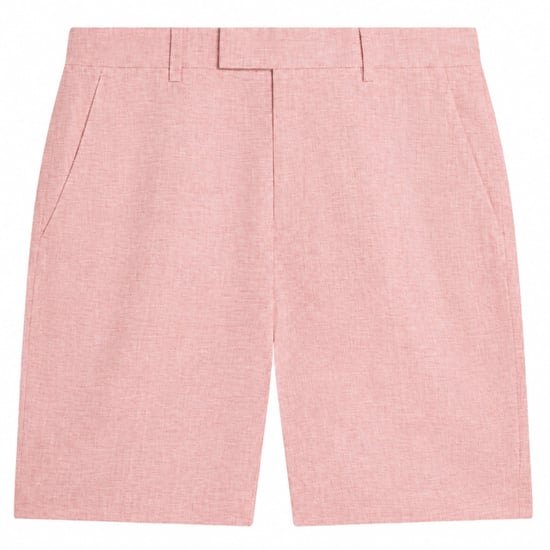 Ted Baker Kenleys Stretch Linen Light Pink Short - Image 1