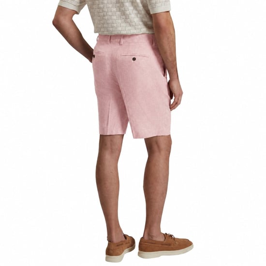 Ted Baker Kenleys Stretch Linen Light Pink Short - Image 3