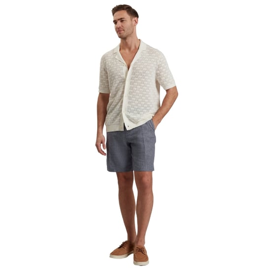 Ted Baker Kenleys Stretch Blue Linen Short - Image 3