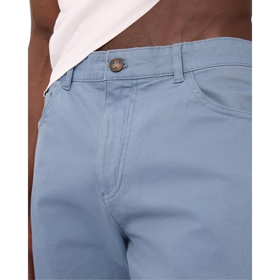 Ted Baker Bactonn Five Pocket Mid Blue Shorts - Image 4