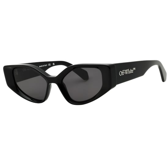 Accessories Off White Memphis Square Full Rim Sunglasses in Black/Dark Grey - Image 2
