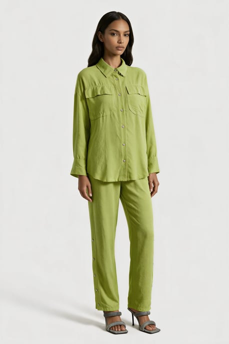 Linen Cotton Suit Set - Image 2