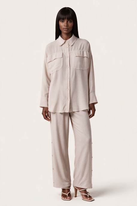 Linen Cotton Suit Set - Image 1