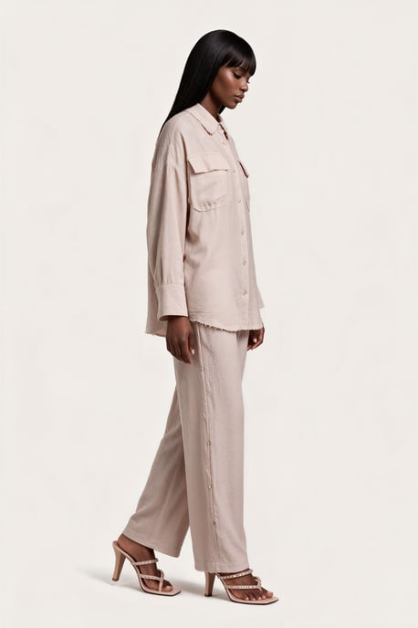 Linen Cotton Suit Set - Image 2