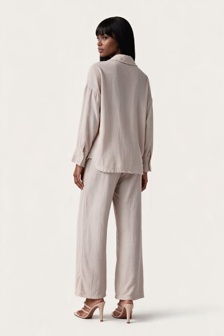 Linen Cotton Suit Set - Image 4