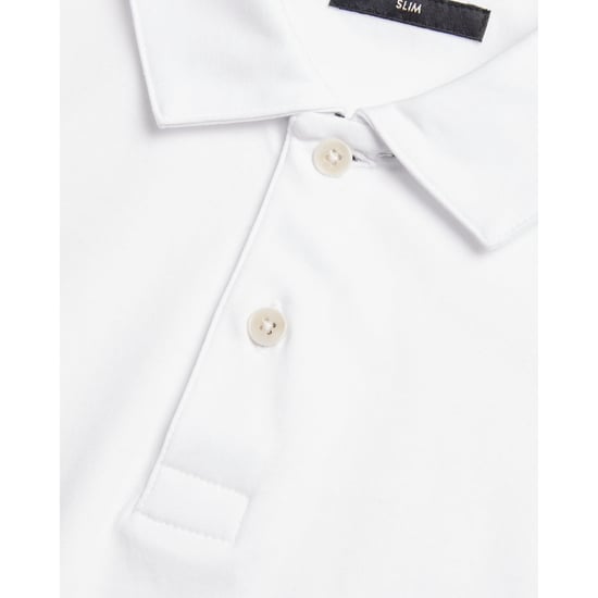 Ted Baker Zeiter Slim Soft Touch White Polo Shirt - Image 2
