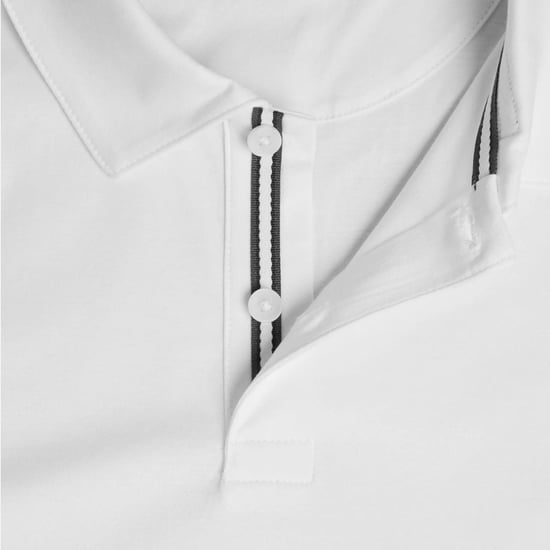 Ted Baker Zeiter Slim Soft Touch White Polo Shirt - Image 3