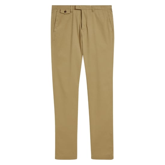 Ted Baker Genay Slim Fit Smart Tan Broek - Image 1