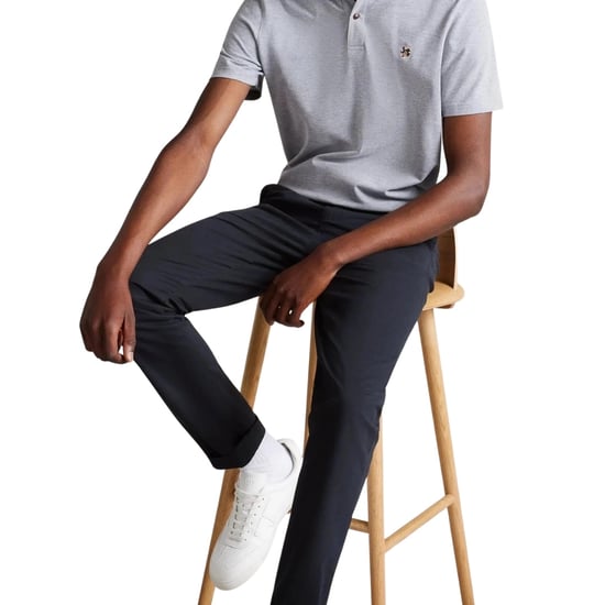 Ted Baker Genay Slim Fit Smart Navy Broek - Image 2