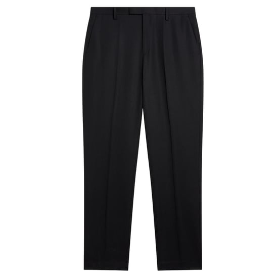 Ted Baker Selwynt Lichtgewicht Wolmix Zwarte Broek - Image 1