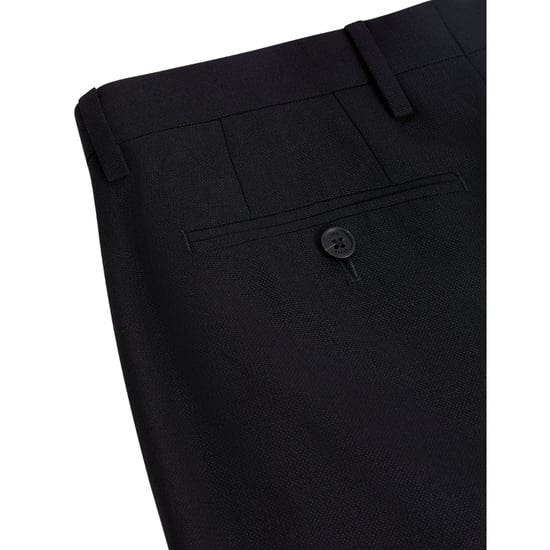 Ted Baker Selwynt Lichtgewicht Wolmix Zwarte Broek - Image 5