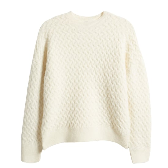 Ted Baker Morlea Horizontale Kabeltrui Met Ronde Hals In Ivoorkleur - Image 1