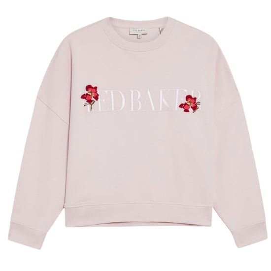 Ted Baker Stiila Ted Baker Branded Light Pink Sweater - Image 1