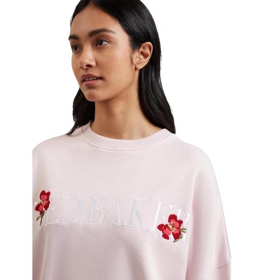 Ted Baker Stiila Ted Baker Branded Light Pink Sweater - Image 4