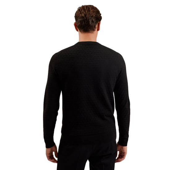 Ted Baker Loung T-söm Rund Hals Svart Tröja - Image 2