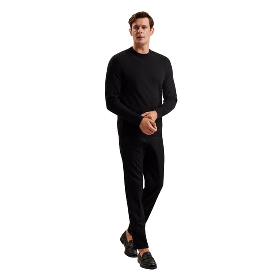 Ted Baker Loung T-söm Rund Hals Svart Tröja - Image 3