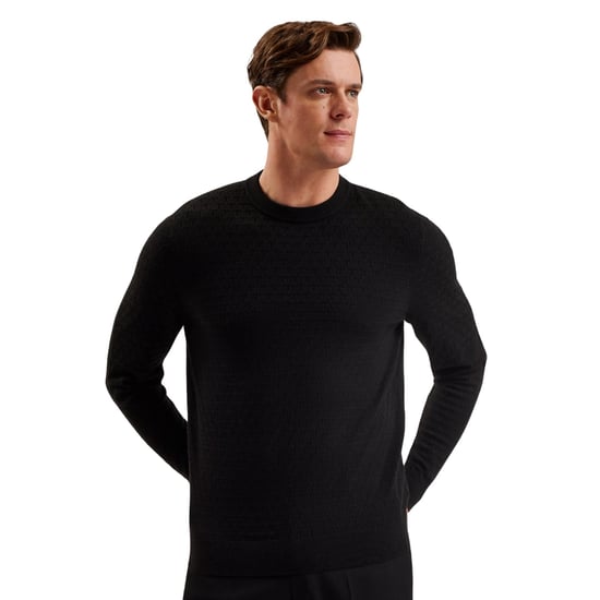 Ted Baker Loung T-söm Rund Hals Svart Tröja - Image 6