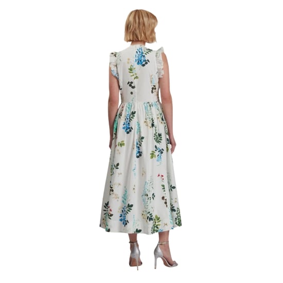 Ted Baker Giolia Katoenen Mouwloze Witte Midi-jurk Met Print - Image 3