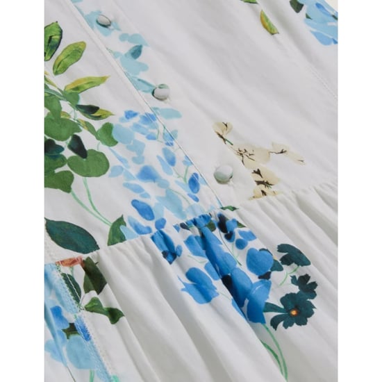 Ted Baker Giolia Katoenen Mouwloze Witte Midi-jurk Met Print - Image 5