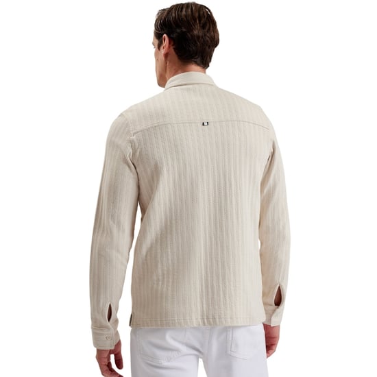 Ted Baker Belza Regular Fit Textured Beige Shirt - Image 2