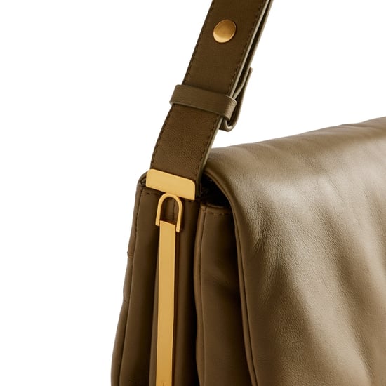 Ted Baker Samilli Lock Detail Zachte Gewatteerde Khaki Tas - Image 3