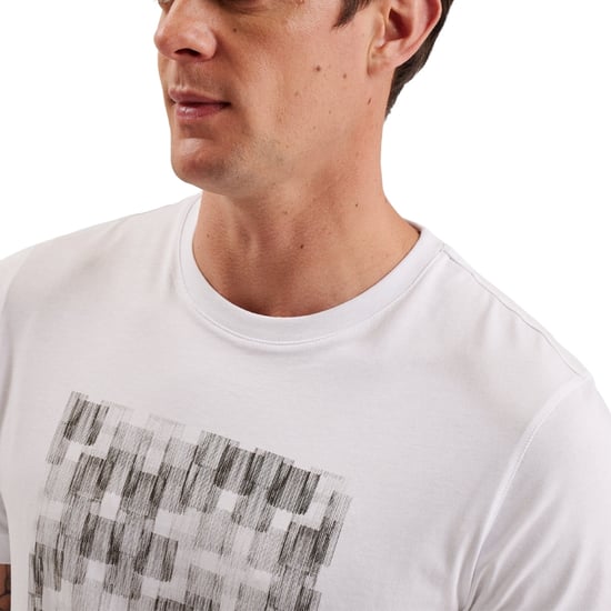 Ted Baker Tessman Box Bedrukt Wit T-shirt - Image 5
