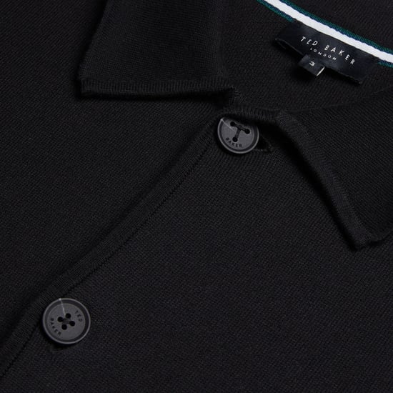 Ted Baker Freder Zwaar Gebreid Zwart Vest - Image 6