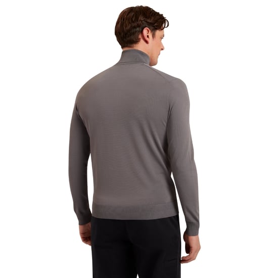 Ted Baker Artlow Regular Roll Neck Grey Sweater - Image 4