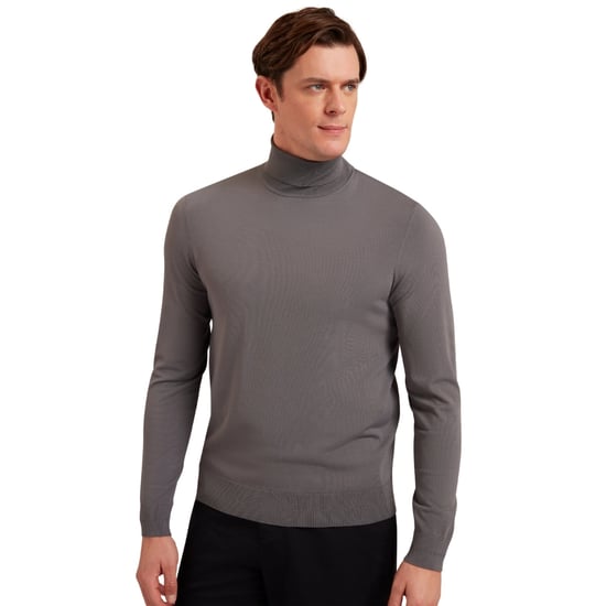 Ted Baker Artlow Regular Roll Neck Grey Sweater - Image 6