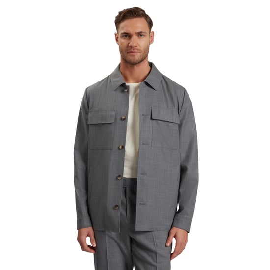 Ted Baker Selwynj Lightweight Grey Wool Blend Jacket - Image 2