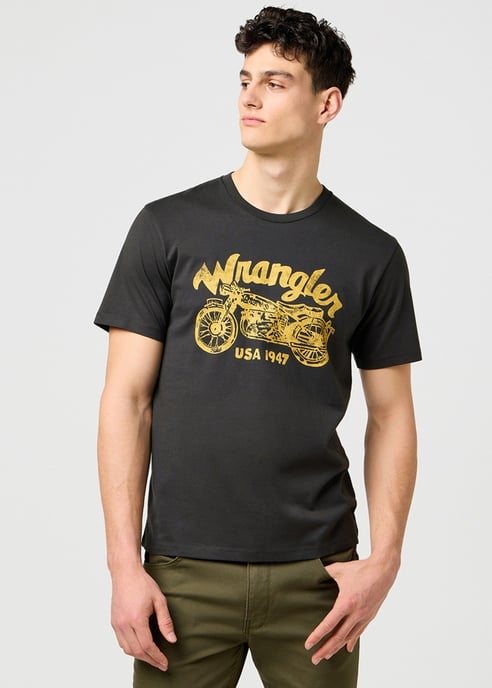 GB - Wrangler - AMERICANA TEE BLACK - Image 1