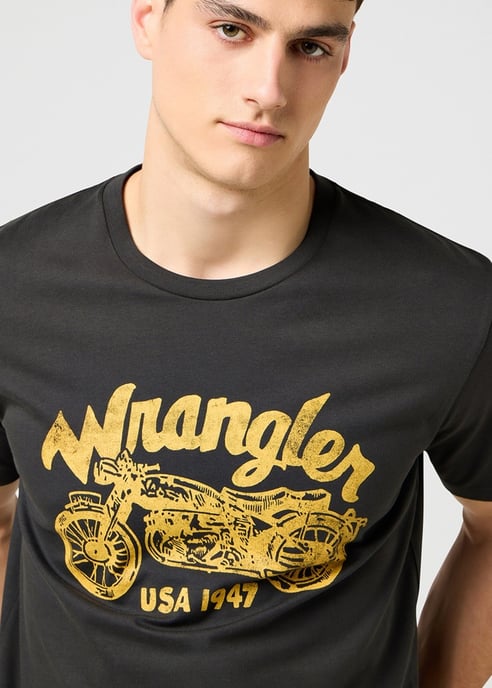 GB - Wrangler - AMERICANA TEE BLACK - Image 2