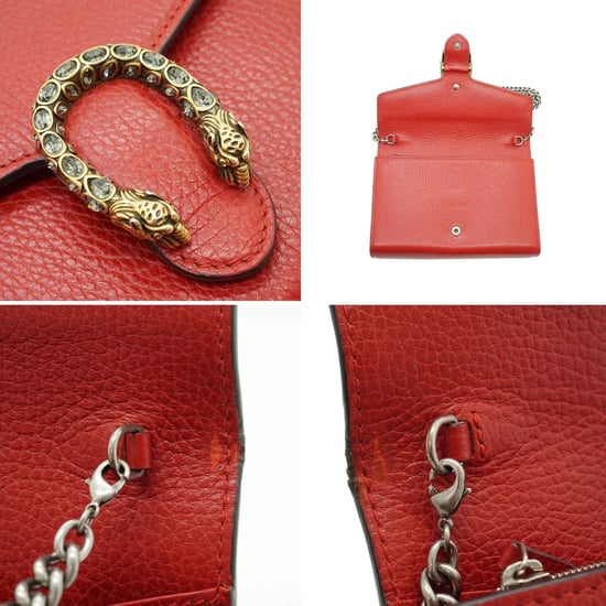 Gucci leren crossbodytas Dionysus portemonnee met ketting - Image 5