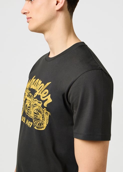 GB - Wrangler - AMERICANA TEE BLACK - Image 4