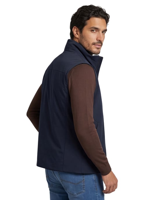 bodywarmer Profuomo donkerblauw normale fit - Image 2