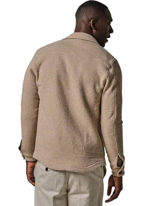 Overshirt Profuomo beige dubbele borstzakken - Image 2