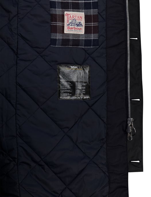 Barbour tussenjas trench coat navy - Image 3