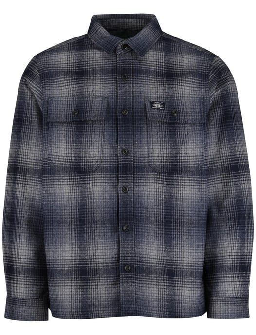 Superdry overshirt navy geprint polyester - Image 3