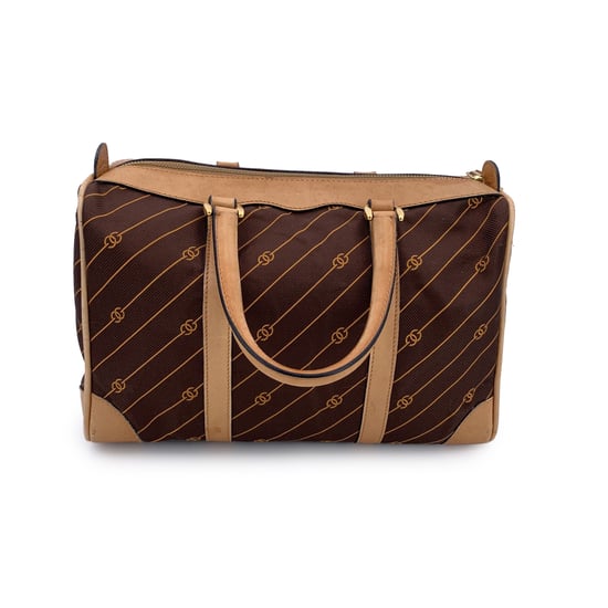 Gucci Vintage stoffen handtas Boston - Image 3